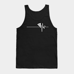 Pizza Heartbeat Tank Top